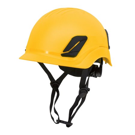 RADIANS Titanium NonVented Climbing Style Helmet, Yellow THRXN-YELLOW